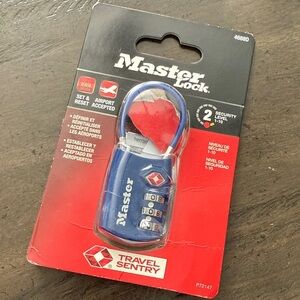 Master Lock Blue Travel Airport Accepted Padlock